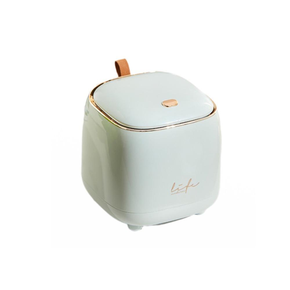 Large Opening Desktop Trash Can Double-layer Design Mini Waste Bin  Coffee Table
