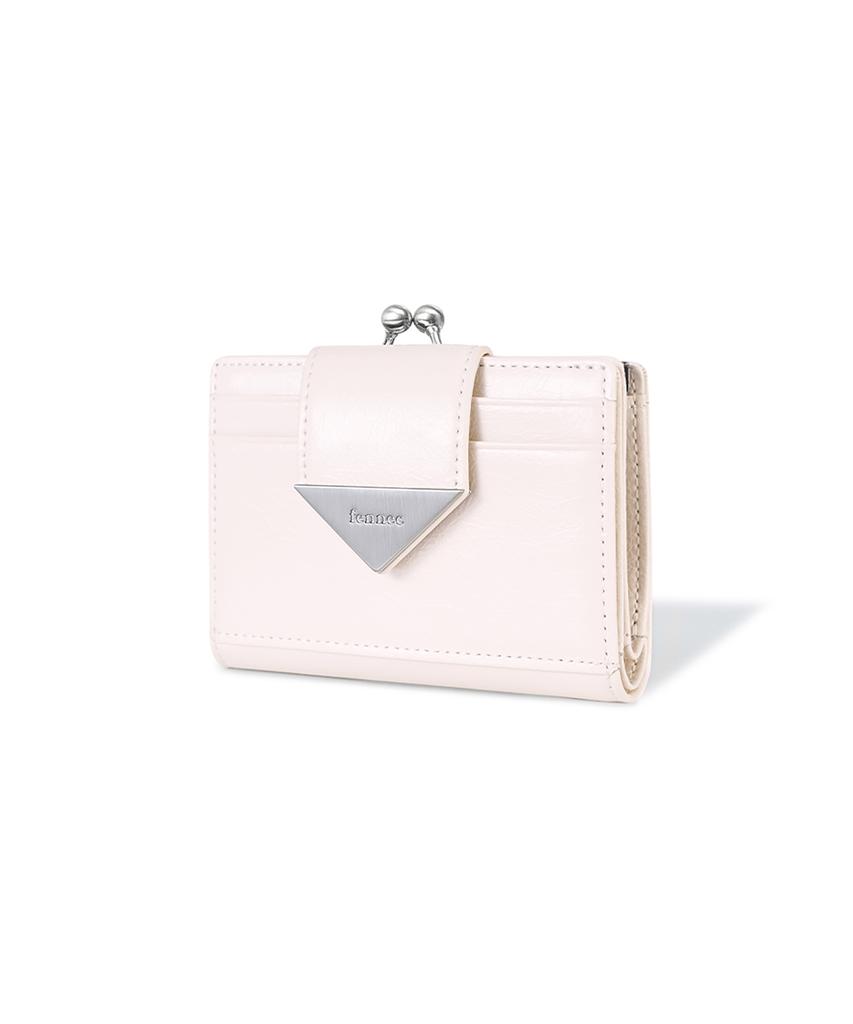 Fennec Crinkle Triangle Frame Bridge Wallet - Blossom