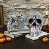 Latest Halloween Transfer Skull Top Ornaments Ghost Festival Halloween Party Decorations Resin Craft Ornaments Durable
