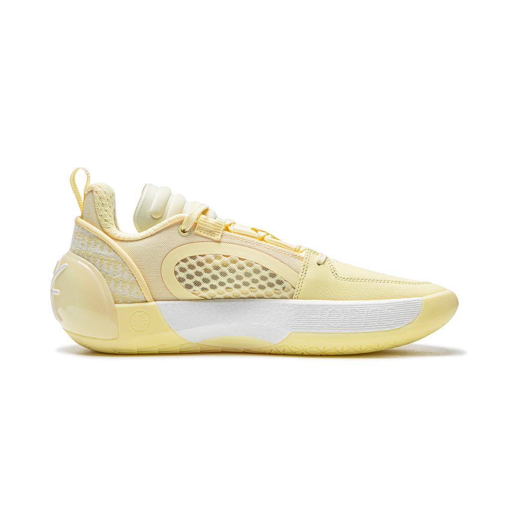 New LiNing All City 12 Encore Cushioned Slip-Resistant Lightweight Low-Top Basketball Shoes Men's Crayon Yellow ABAU051-5