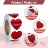 1000Pcs Heart Shaped Love Heart Stickers Paper Self Adhesive Decorative Sticker 2.5cm Cute Gift Sealing Happy Valentine's Day