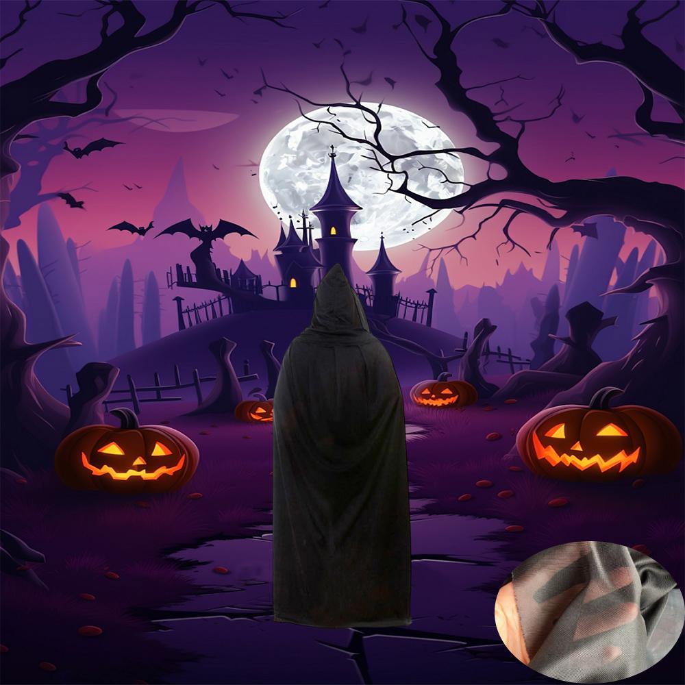 1 Stück Halloween Kapuzenumhang Umhang, Hexenkostüm, Vampirumhang, Zauberer Cosplay Kostüm für Halloween Umhang Kostüme Party Umhang
