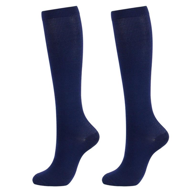 Ocks Men Women Flight Travel Elastic Tube Nurse Edema Pregnant Varicose Veins Hiking Running Marathon Socks 2027