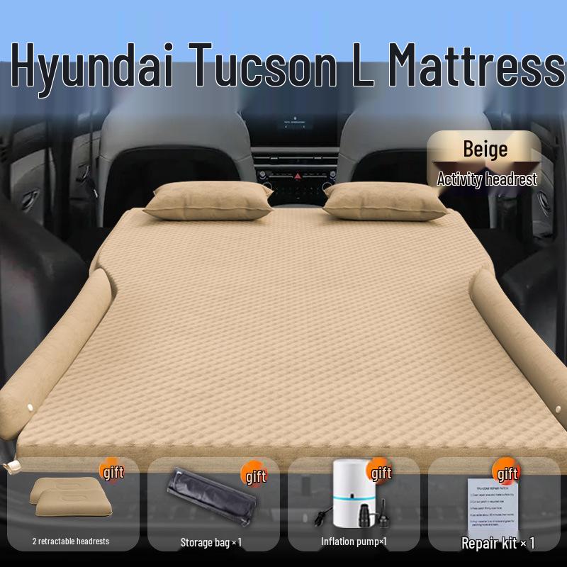 Inflatable Car Mattress for Hyundai Tucson L, Rear Sleeping Mat for Trunk