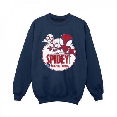 Camisola de Círculo Meninos Spidey e Seus Incríveis Amigos