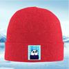 Happy panda boba tea drink Unisex Women Unisex Knitted Hat Beanie Pullover Cap Winter Thermal Warm Christmas Outdoor Cycling Hiking