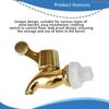 K1AE Golden Tap for Wine Barrels Easy Installation Home Essential Barrels Spigot