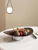Elegante Frutero con Veta de Madera para Sala de Estar - Perfecto para Dulces de Año Nuevo Chino y Exhibición de Pasteles