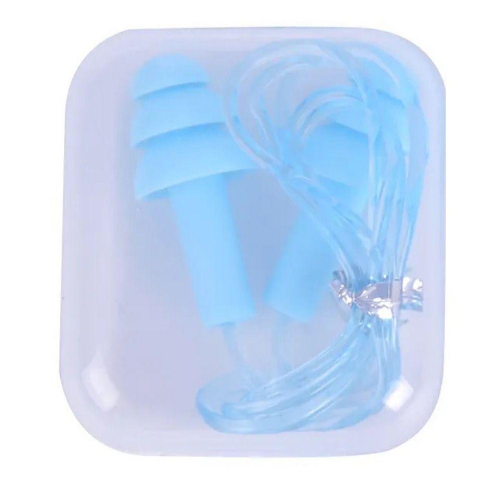 Corded Ear Plug Protector Anti Lost Silicone Hearing Protection Noise Reduction  Sleep