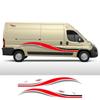 6 Teile/los Auto Aufkleber Grafiken Camper Van Aufkleber Für Peugeot Boxer Citroen Jumper Fiat Ducato Wohnmobil Tuning