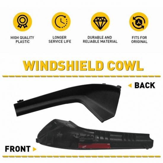 For NISSAN 2007-2011 2012 Cowl Versa Grille Outer Cover Left And Right Side 2Pcs