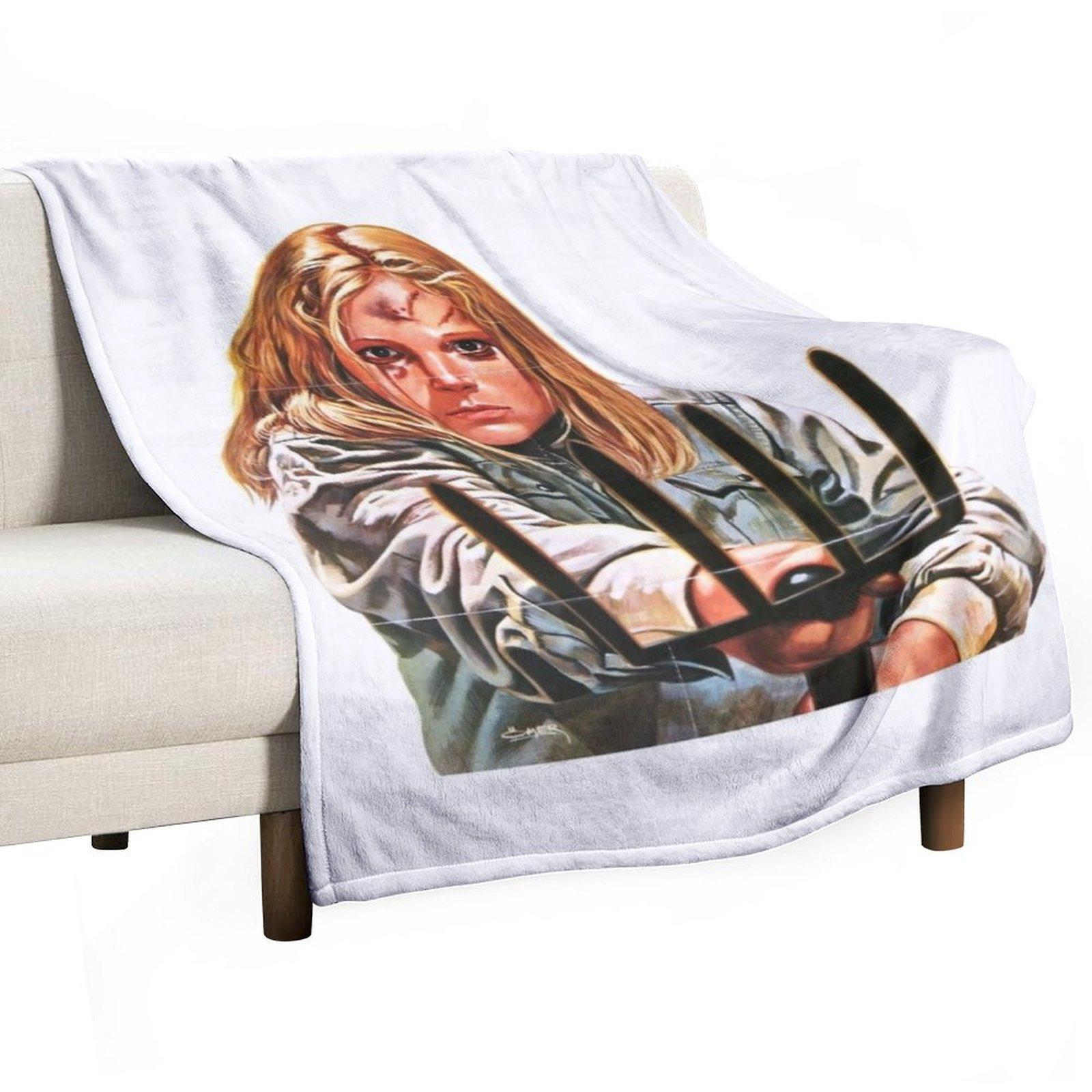 

Final Girl Throw Blanket Sofas Stuffeds valentine gift ideas Loose Blankets 30x40in