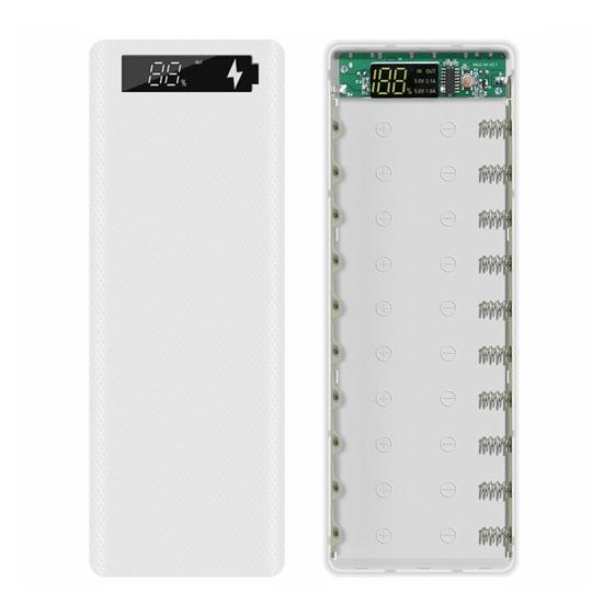 M10 Portable Micro USB Type-C Power Bank Shell 18650 Cutie încărcător baterie
