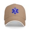 Personalized Star Of Life Baseball Cap Hip Hop Women Unisexs Adjustable Paramedic Medical  Dad Hat Summer