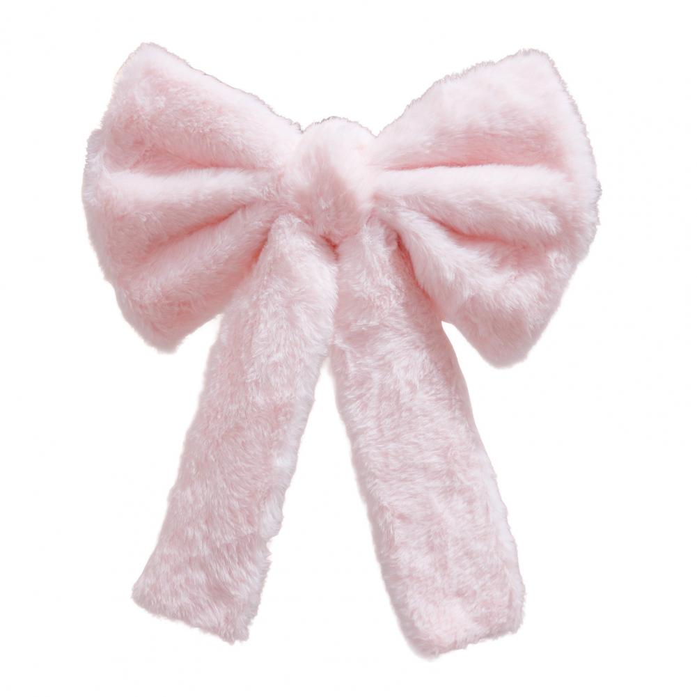 День святого Валентина Розовый Плюшевый Большой Бант Атмосферное Украшение Розовый Милый Креативный Декоративный Плюшевый Бант Пушистые Банты Украшение