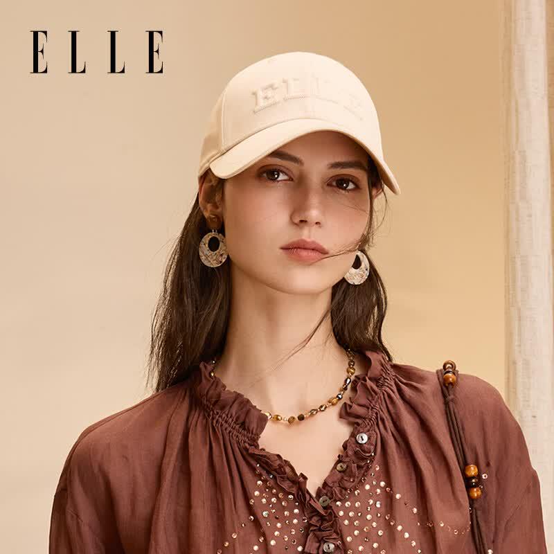 ELLE Unisex Baseballkappe mit hohem Schirm zum Sonnenschutz