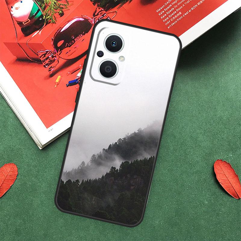 Forest Cloud Pattern Case For OPPO Reno 7 8 Lite 8T 10 11 12 13 Pro 12F 13F 14F OPPO Find X8 X6 X5 X9 Pro Cover