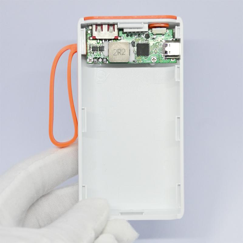 5V 2 Slot 21700Mah 22.5W Pd 20W Type C Fast Charging For Phone Battery Storage Box Welded Case Diy Power Bank Charger Shell