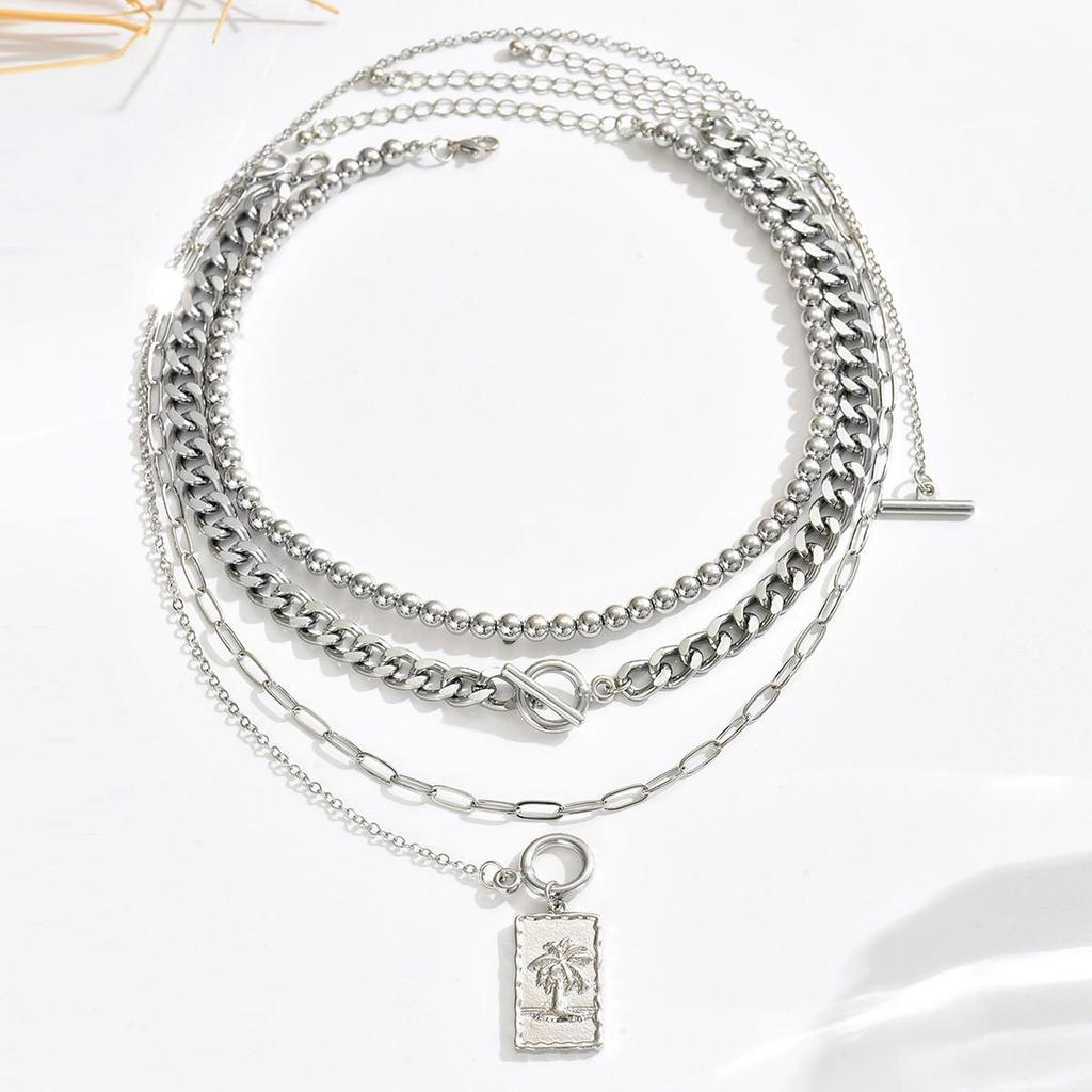 European-American Starfish Necklace & Earring Set: High-End Clavicle Chain, Light Luxury Vacation Style for Women.
