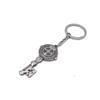 2 Pcs Multicolor Key Exorcist St. Benedict's Cross Keychain Pendant Circle Ring Religious Church Gift Bag Accessories.