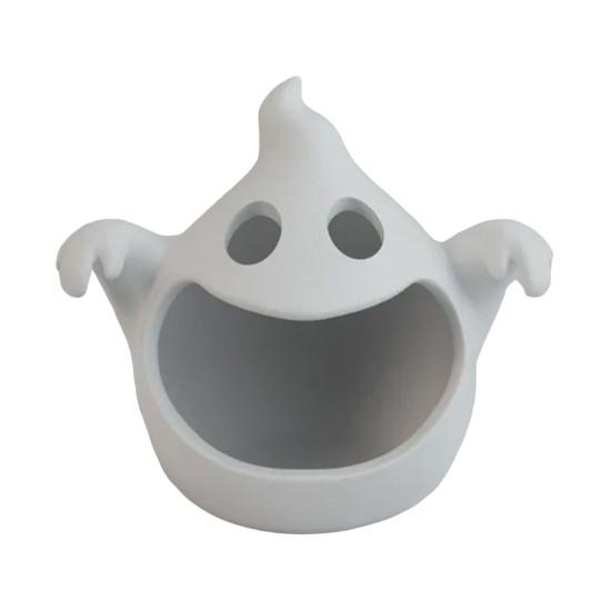 Spøkelsesgodteriskål Skummel serveringsbrett for snacks Ost Frukt Kreativt plastfat Skål Halloween-festrekvisitter