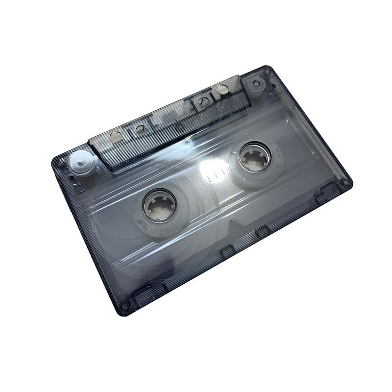 1 ks Průhledný úložný box na kazetové pásky Audio magnetický záznam Prázdné pouzdro na pásku Prachotěsný box