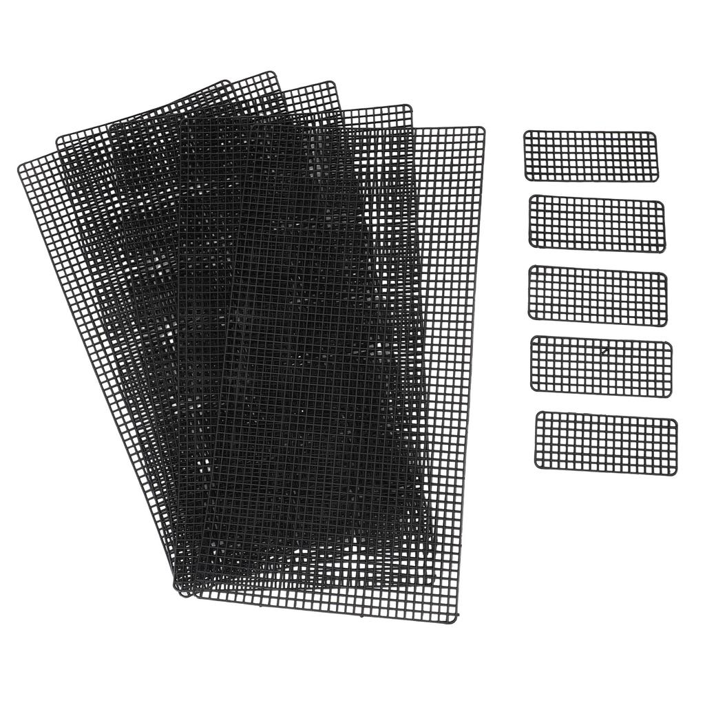20 Stück Plastik-Netz-Leinwandblätter für Stickerei, Basteln, Häkeln, Geldbörsenherstellung, Strickhäkeln DIY