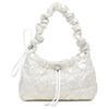 New CARLYN PU Handbag, Shoulder Bag Women's Pearl White H74111010PT