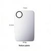 Stainless Steel Makeup Mixing Palette with Ring and Spatula