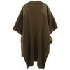 HYKE knit poncho Khaki Brown Women Used