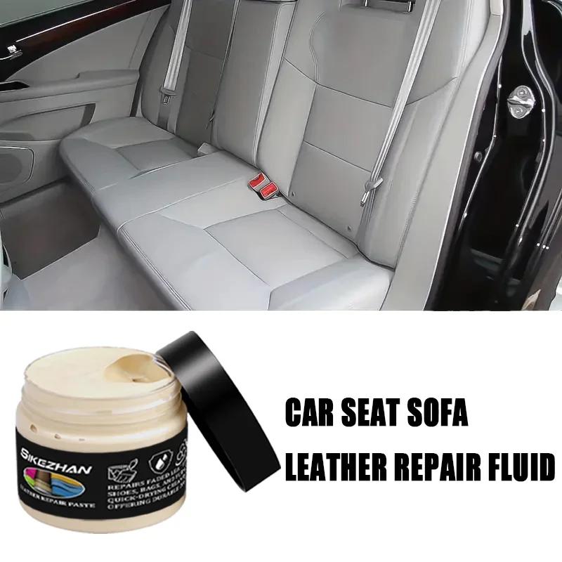 Car Leather Repair Kit Liquid Skin Recoloring Balm No Heat Repair Tool Auto Seat Holes Scratch Cracks Rips Restoration Set Shoes