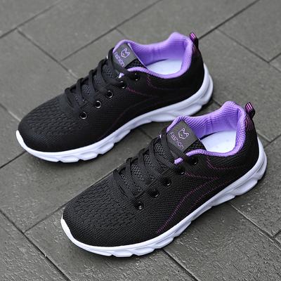 Sapatos esportivos femininos para atividades ao ar livre, tênis de corrida de alta qualidade, tênis casual respirável para atletismo, calçados esportivos antiderrapantes para caminhada