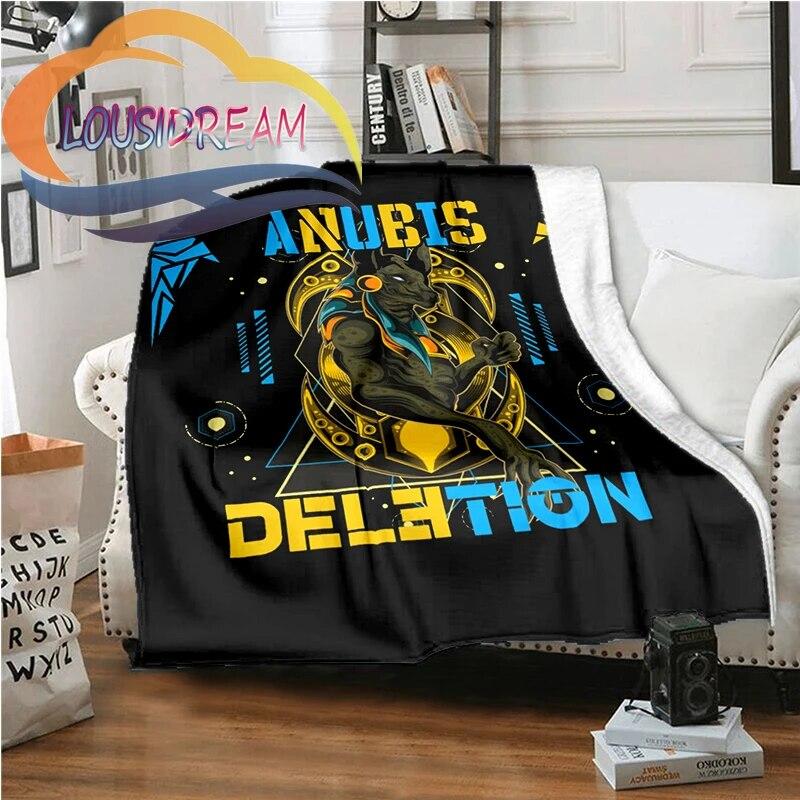 Horus Ancient Egyptian Mythology Blanket Fashion Flannel Fluffy Fleece Throw Blanket Children and Adult Gift Sofa Travel Camping