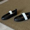 Fashion Sheepskin Version Mary Janes Women's Low Cut Round Toe Casual Sporty Shoes Rubber Upgraded Comfortable Insoles Fashionable