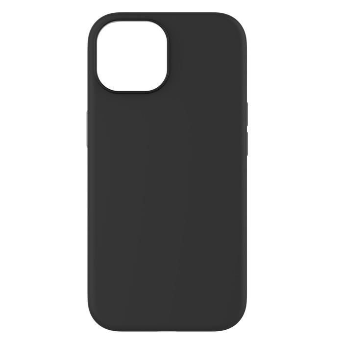 Coque pour iPhone 15 - Touch Pure QDOS - Noir - Souple - Compatible MagSafe