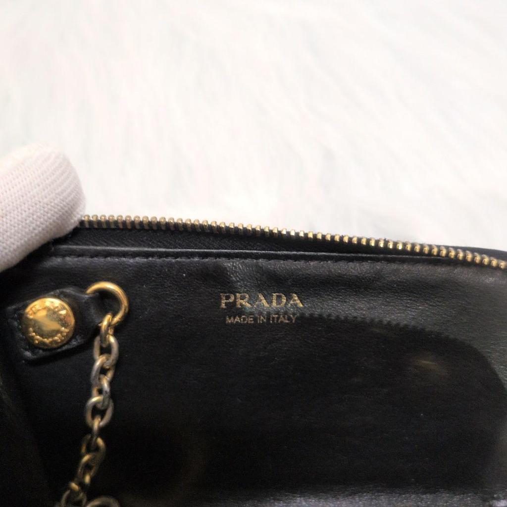 Good conditionPRADA Prada Saffiano coin case coin purse key case