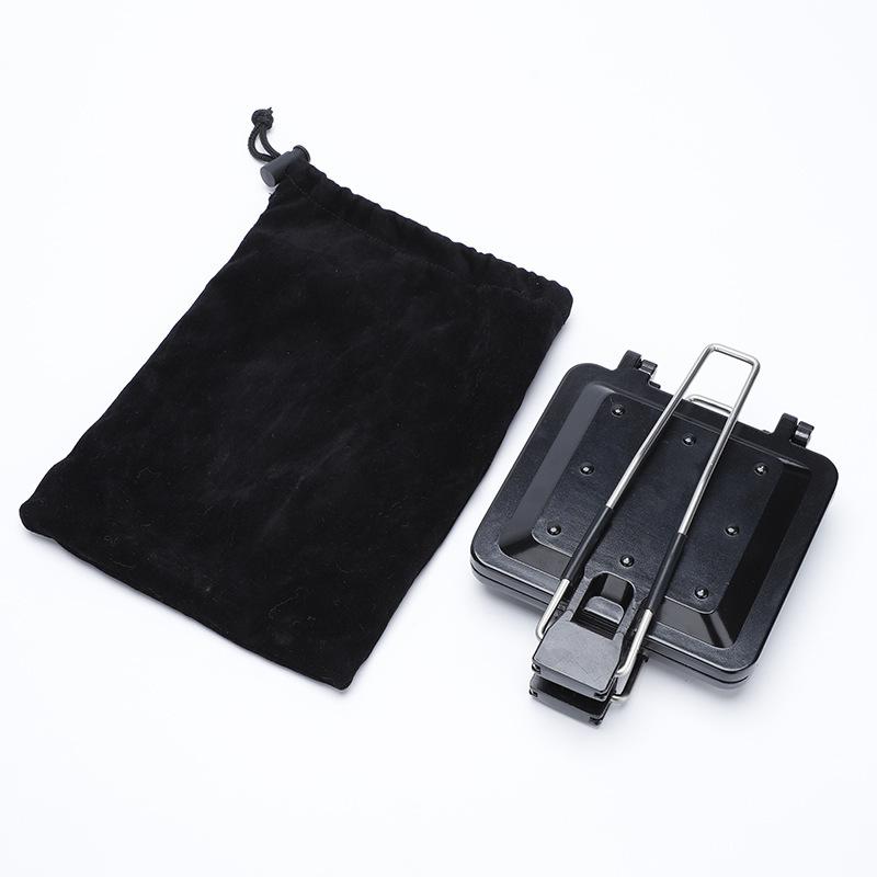 Sandwich Maker Multifunctional Foldable Handle Rustproof Sandwich Baking Pan Double Sided Nonstick Coating Compact For Outdoor