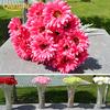 1 Pc Artificial Silk Gerbera Flower Wedding Party Bouquet Home Garden Decor Happy Living