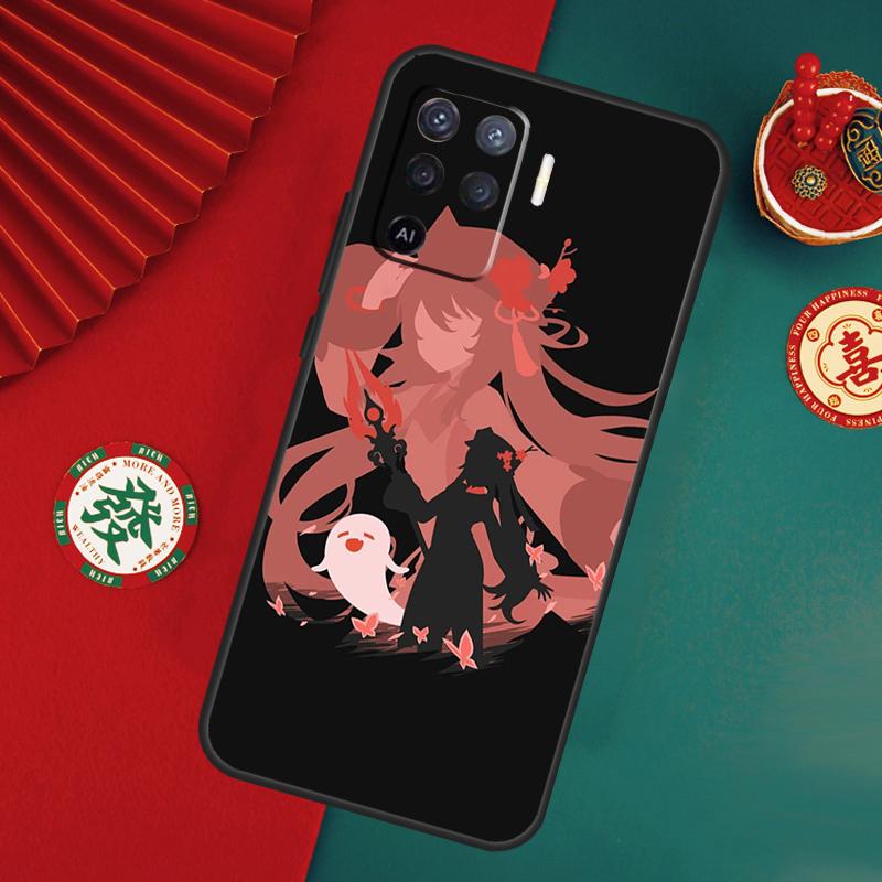 Genshin Impact Hu Tao HuTao Case For Oppo A76 A16 A96 A17 A60 A40 A80 A98 A58 A78 A18 A38 A57 A74 A54 A94 A15 A5 A6 Pro