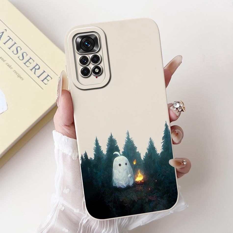 For Xiaomi Redmi Note 11 11s 4G Case Redmi Note 11 Pro 4G Global Cute Panda Rabbit Cartoon Soft Silicone Lens Protective Bumper