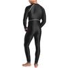 Costume da Bagno Intero da Uomo a Manica Lunga e Pantalone Lungo con Collo Alto Rash Guard Lucido Costume da Bagno Integrale per Surf, Immersioni, Spiaggia