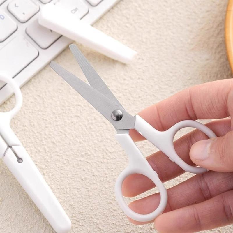 Childproof Protective Hat Scissors Additional Untarnished Sharpeners Ergonomic Grip Transportable Cutting Tool For Crafting Office