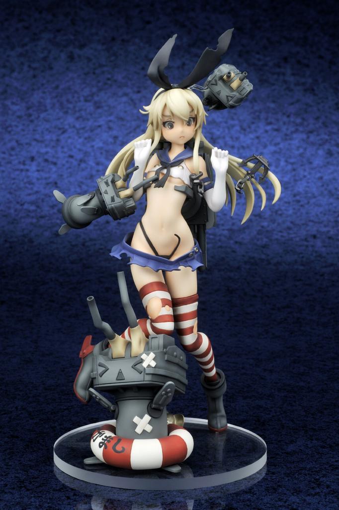 Kantai Collection Shimakaze Medium Damage Scale PVC Painted Complete Figure -KanColle- Ver. 1/8