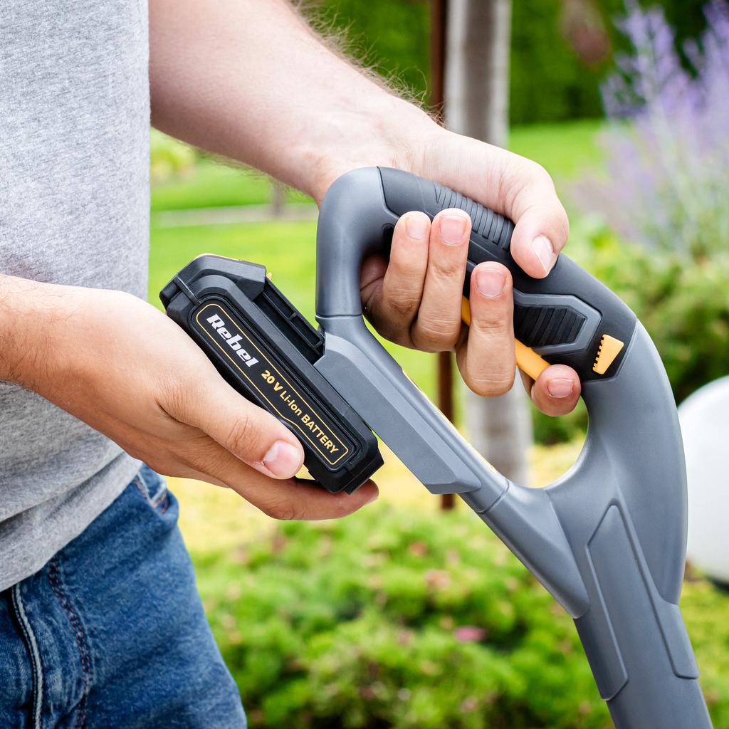 20V Cordless Grass Trimmer Garden Brushcutter Rebel