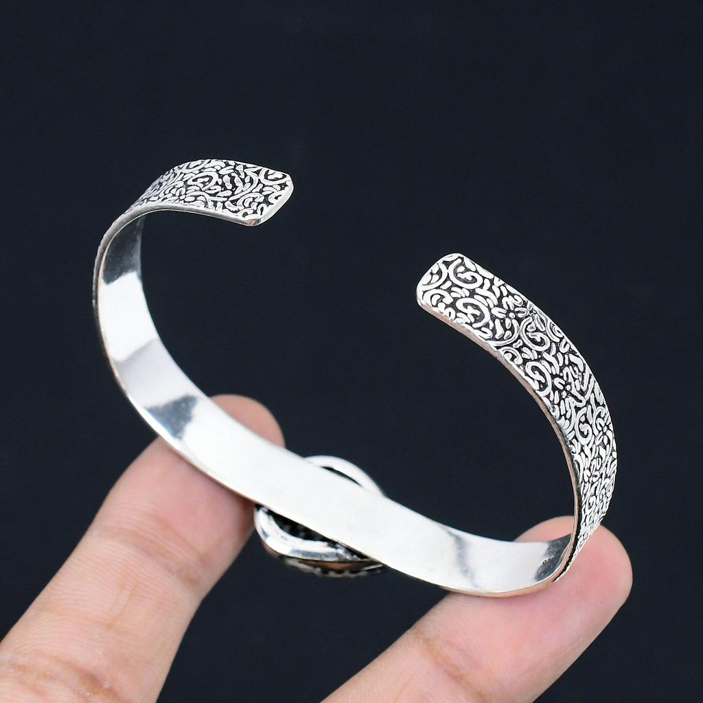 Schwestern-Tag Sale Rochenkoralle Edelstein Sterlingsilber Ehefrau Armreif