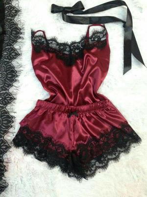 European & American Plus Size Sexy Lingerie with Eyelash Trim