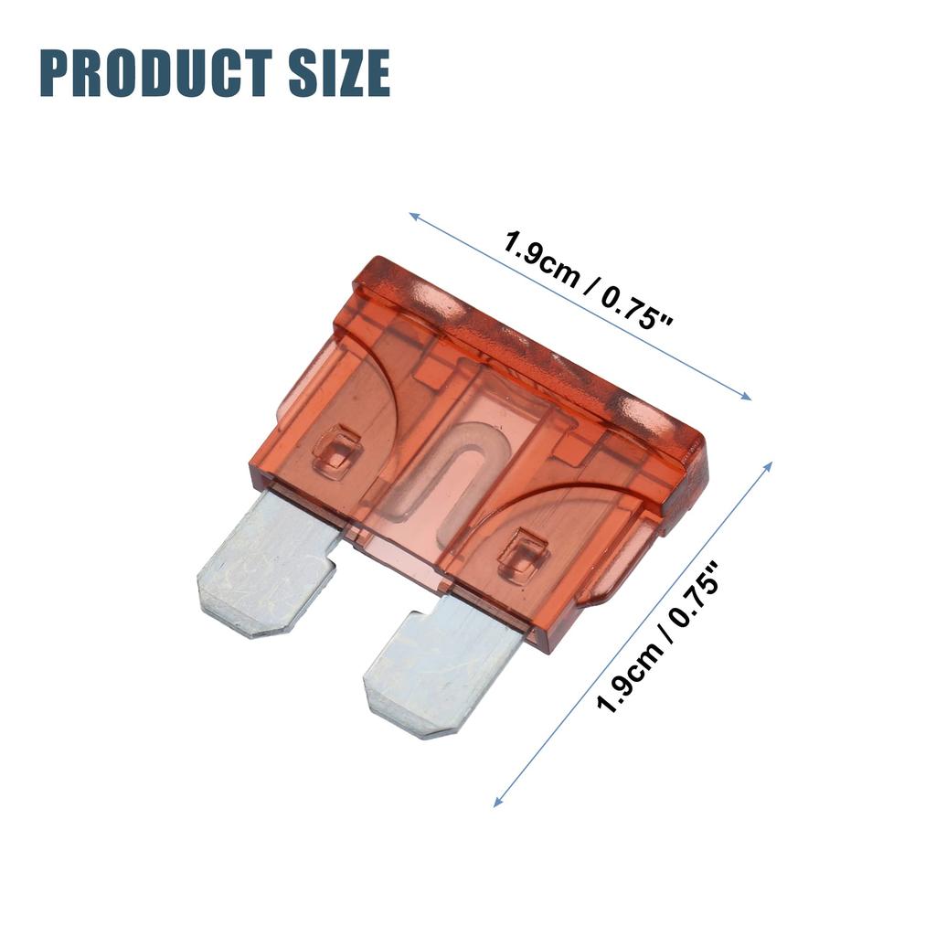uxcell 10pcs Style Fuse 40A Mini Size Replacement for Car, Boat, Truck, SUV, RV, Motorcycle, Orange