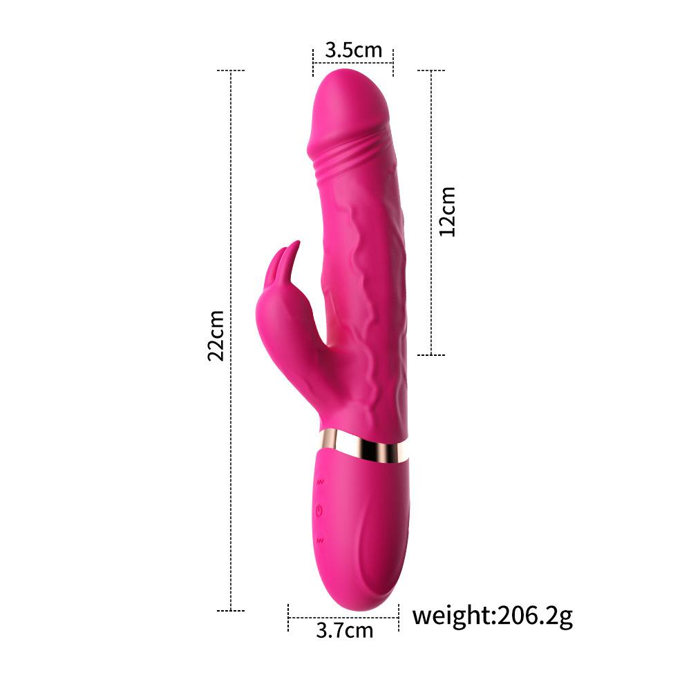G-Spot Dildo Rabbit Vibrator 10 Speed Vibration Waterproof Vagina Clitoris Massager Sex Toys for Women