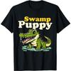Swamp Puppy_ Cute Alligator & Crocodile Lover Funny T-Shirt(1)