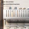 No-Drill Suction Cup Bathroom Shelf with Hooks